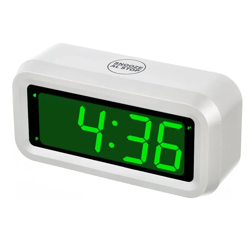 Digital alarm clock,led clock battery operated travel alarm clock