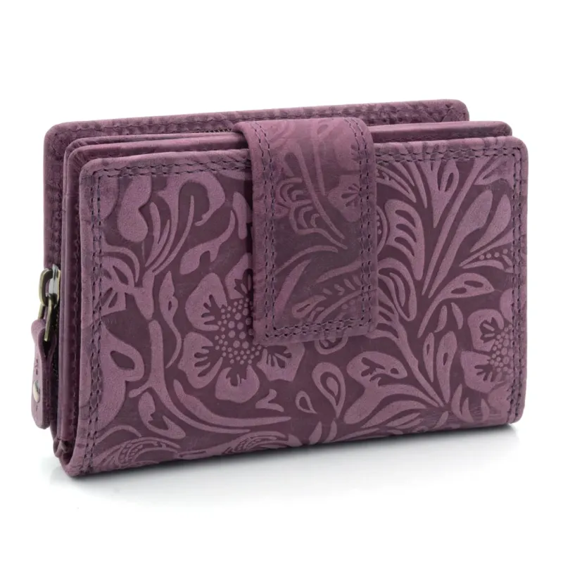 Leather wallet with RFID protection
