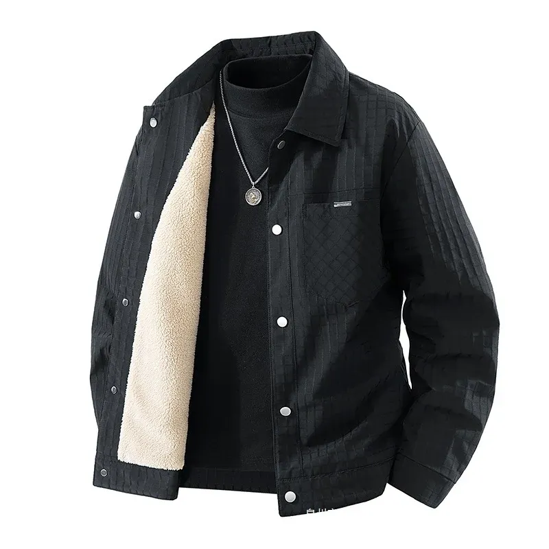 Herren Modische Fleecejacke mit gesteppter Außenstruktur Echo Archiv