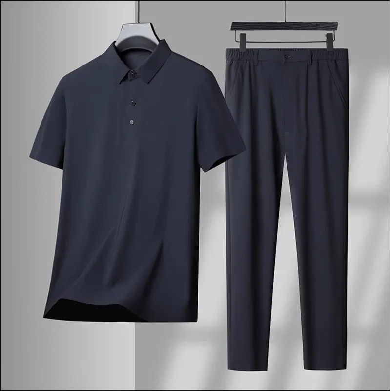 Herren Poloshirt und bequeme Jogginghose Set – Cavello